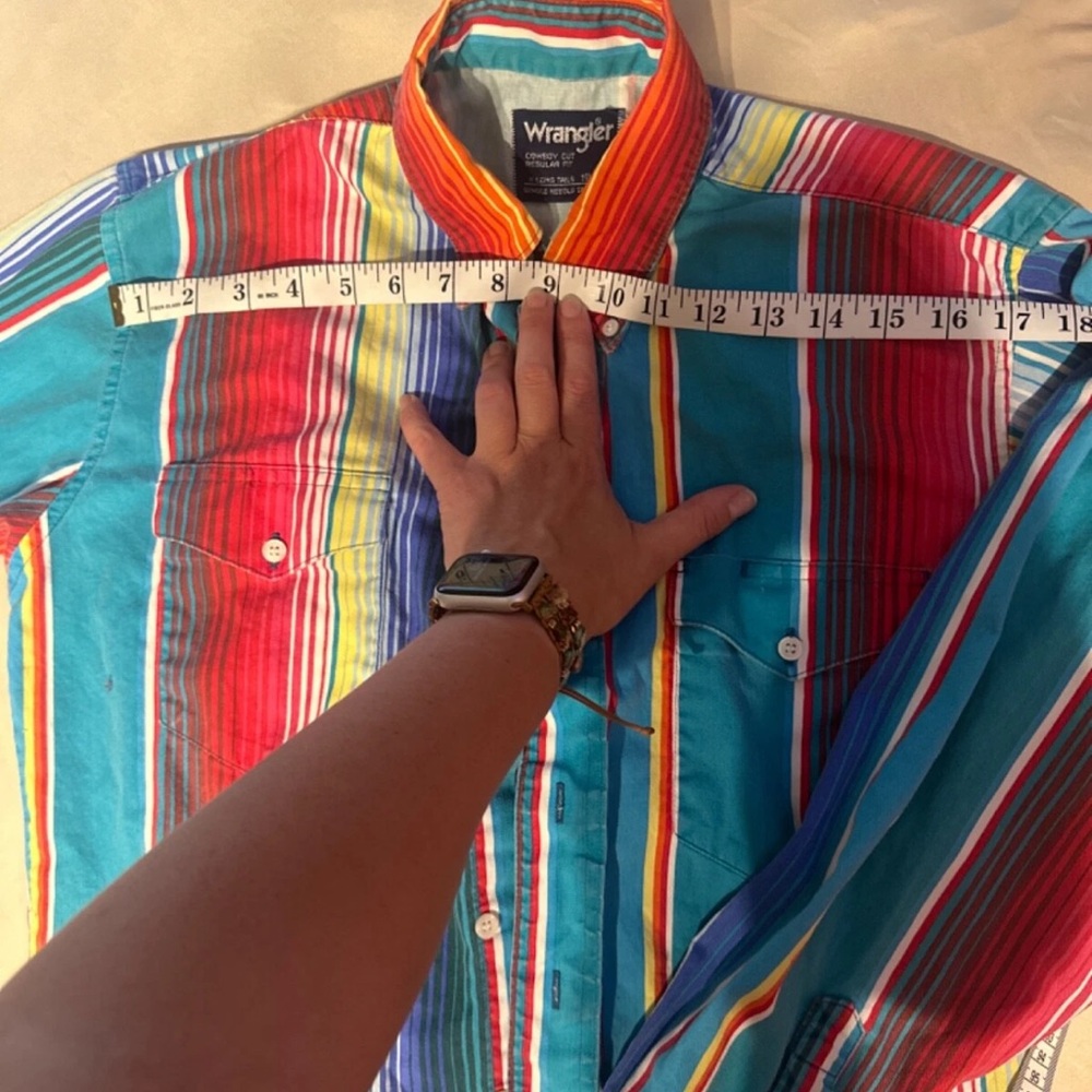VTG Wrangler Brushpopper Shirt 90s ✨ - Picture 5 of 10